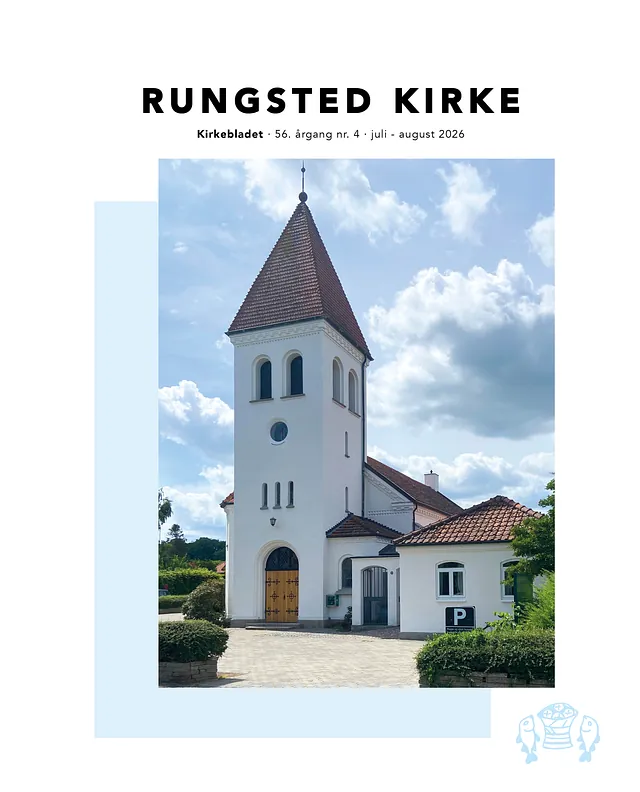 forsiden af rungsted Kirkes kirkeblad for maj og juni 2026