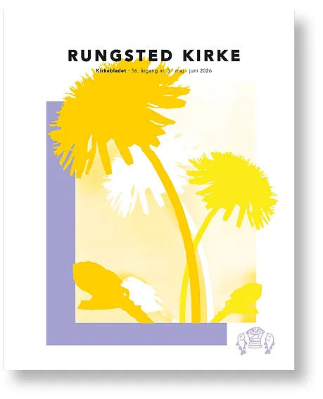 forsiden af rungsted Kirkes kirkeblad for maj og juni 2026